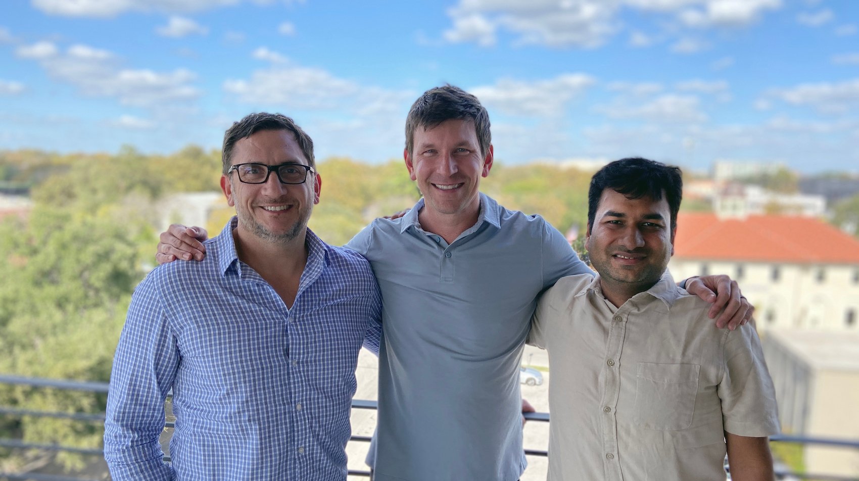 Ontic co-founders Thomas Kopecky, Lukas Quanstrom and Gagan Jain standing together