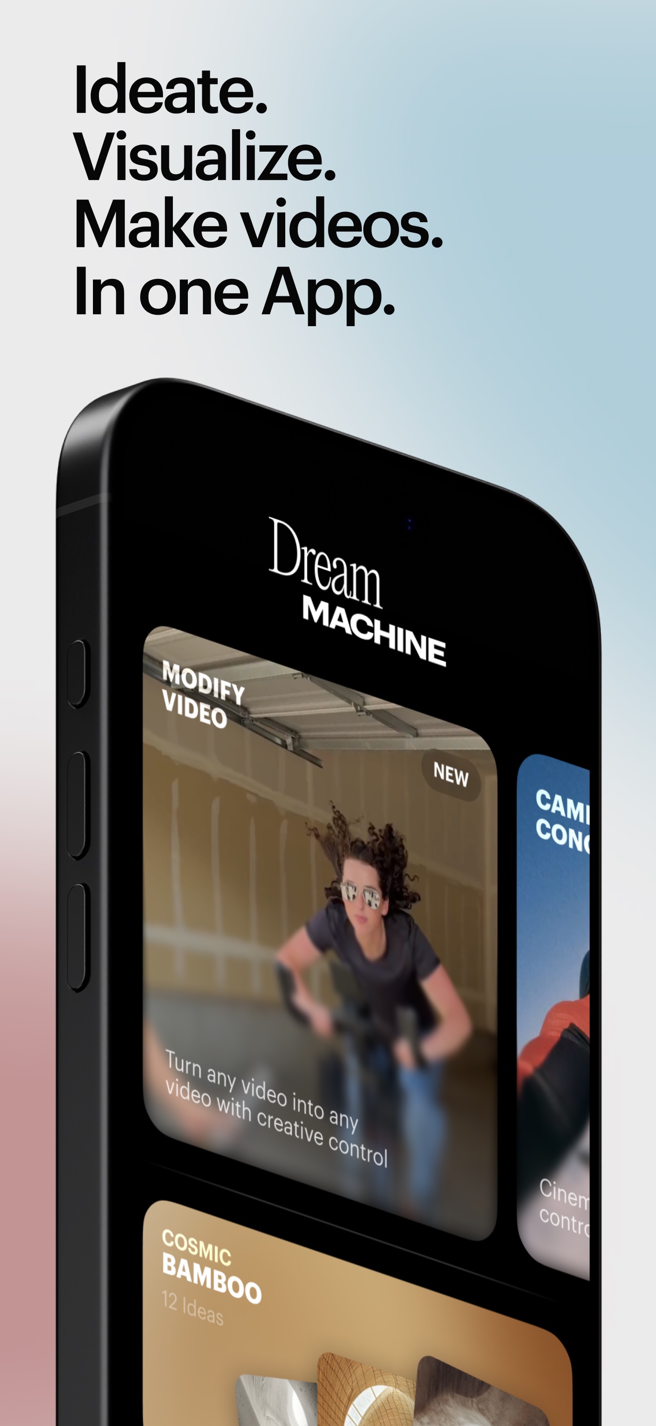 Official Luma iPhone product image showing the creative app interface