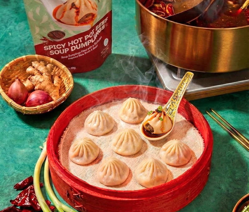 MìLà hot pot xiao long bao soup dumplings