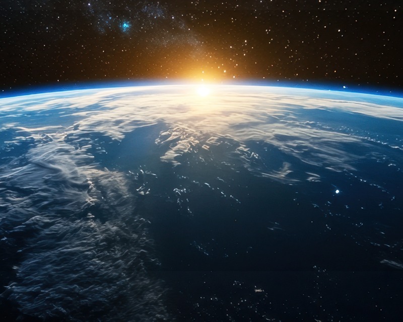 Earth seen from orbit, used in Magnum Multimedia's National Science Foundation case-study presentation