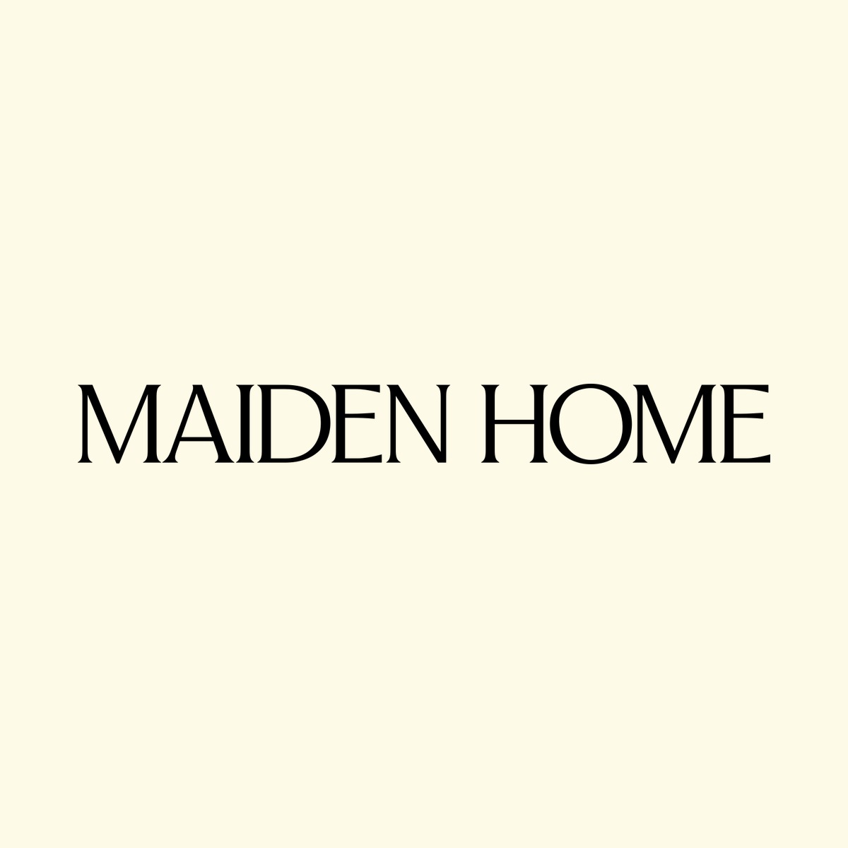 Maiden Home wordmark logo
