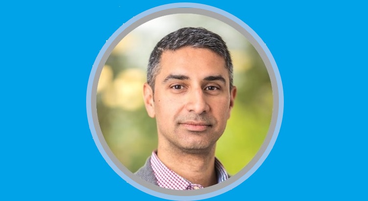 Press portrait of Manu Sarna published for his 2022 Cymax Group board appointment