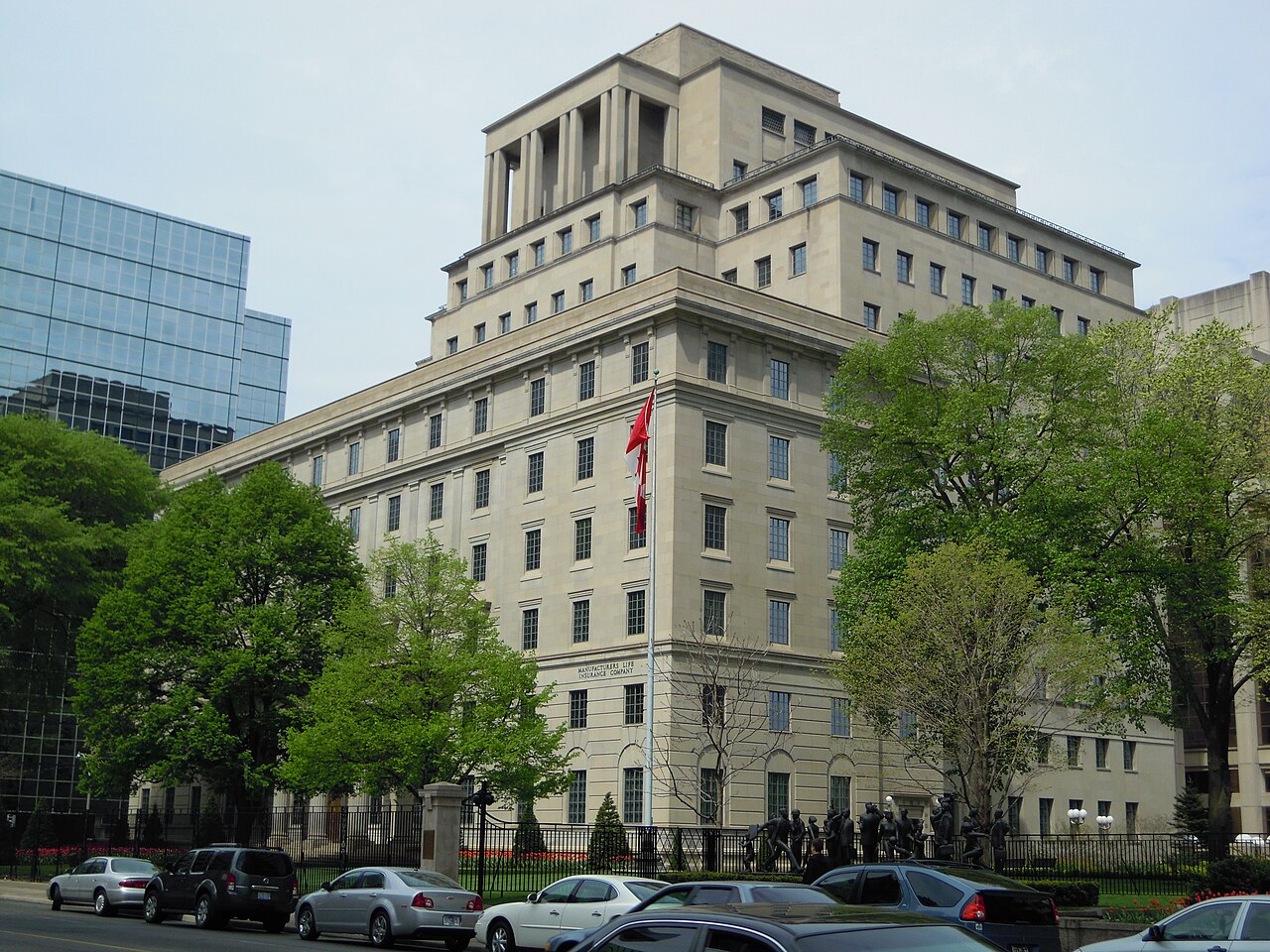 Manulife's South Tower and historic headquarters complex on Bloor Street in Toronto