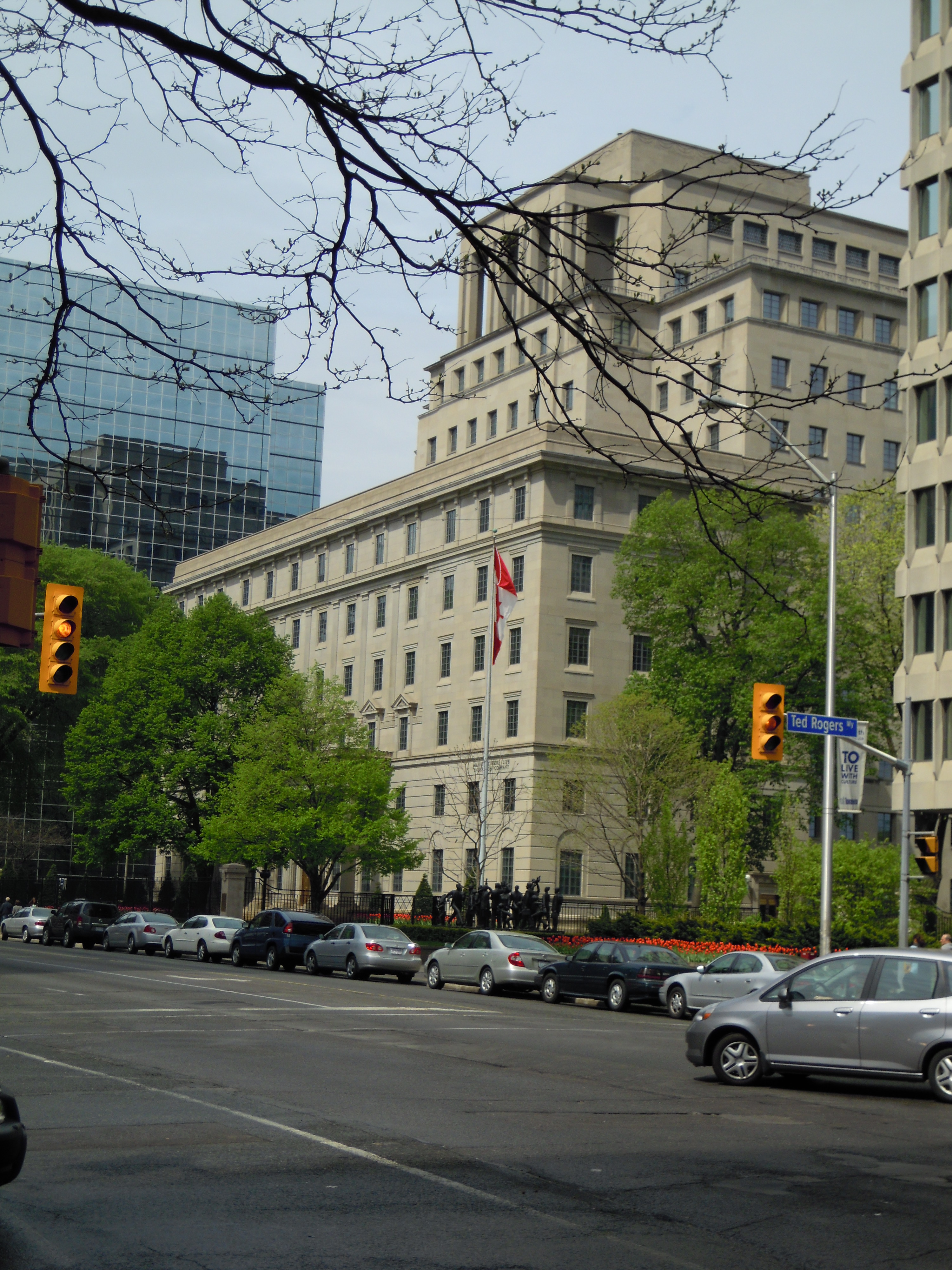 The historic Manulife head office on Bloor Street East in Toronto