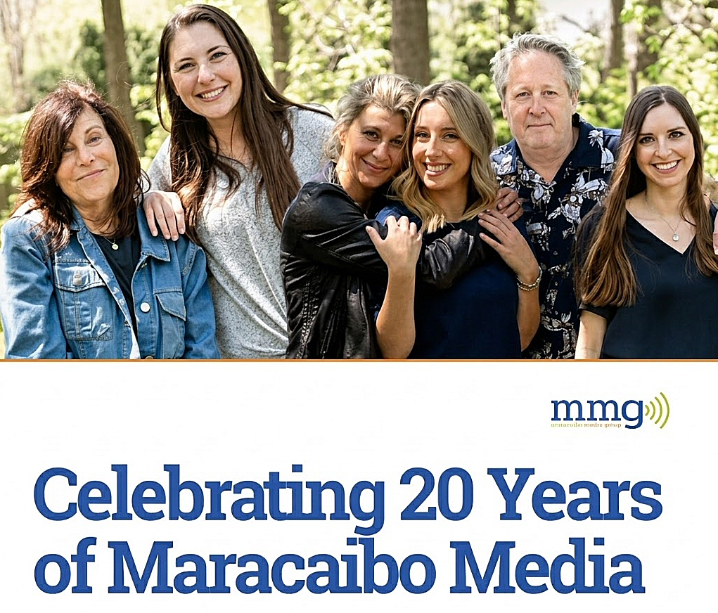 The Maracaibo Media Group team gathered for a group portrait