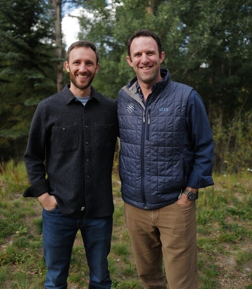 Manifest co-founders Daniel Bardenstein and Marc Frankel standing outdoors