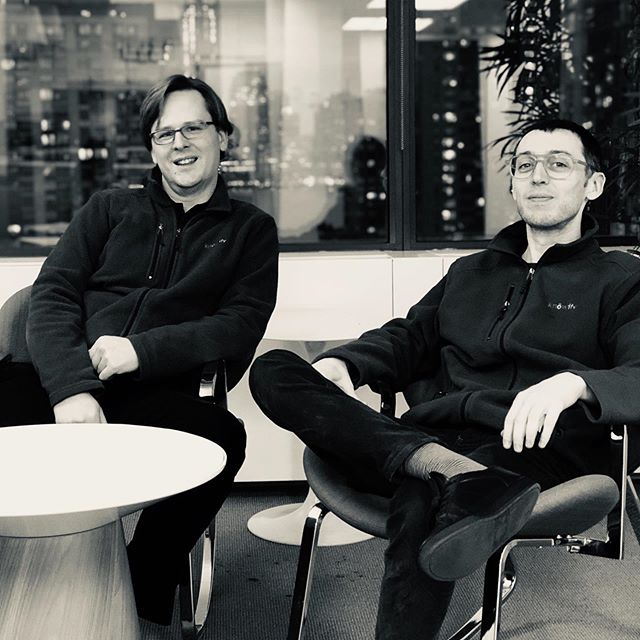 Knowify co-founders Marc Visent and Daniel de Roulet Jr.