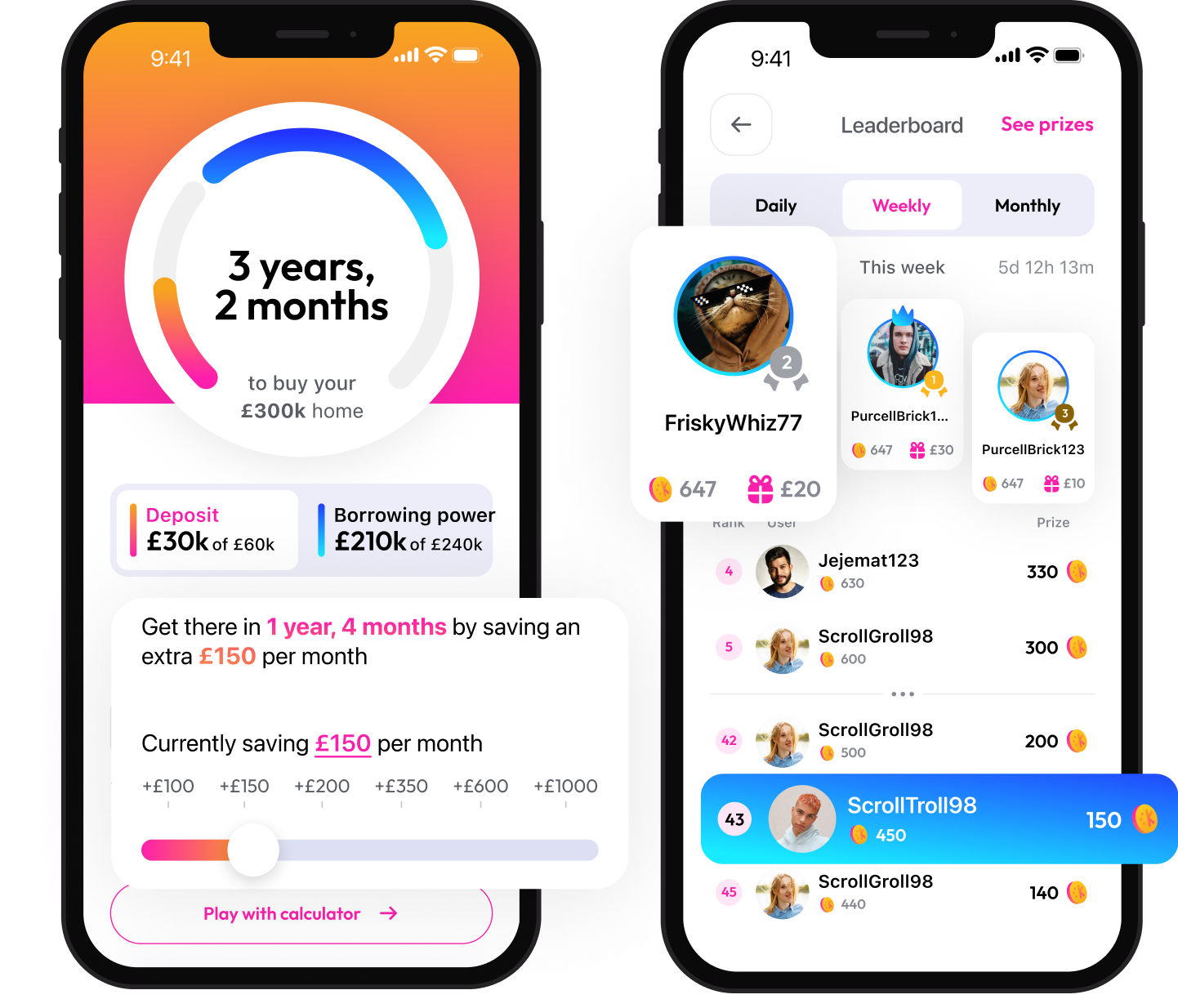 Pepperplane’s published Klink mobile app design work