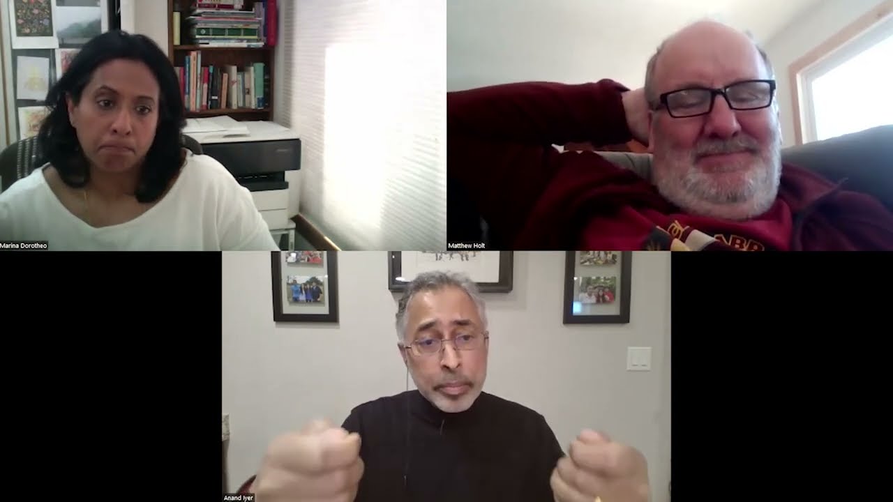 Marina Dorotheo, Matthew Holt, and Anand Iyer in a 2024 video conversation