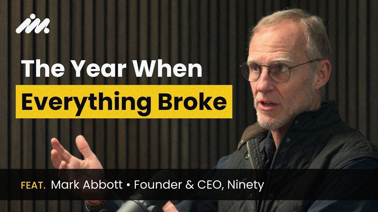 Mark Abbott speaking during a Ninety podcast recording