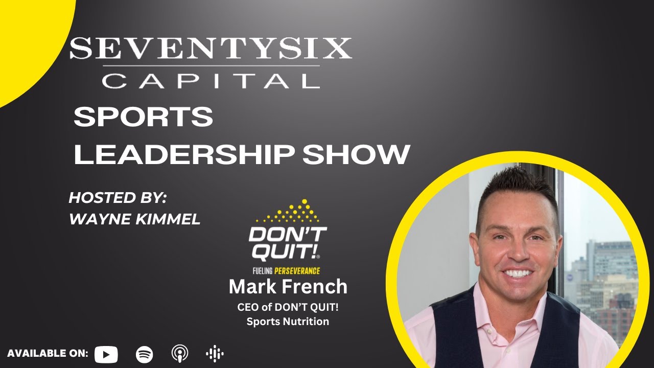 Mark French pictured for an interview with the SeventySix Capital Sports Leadership Show
