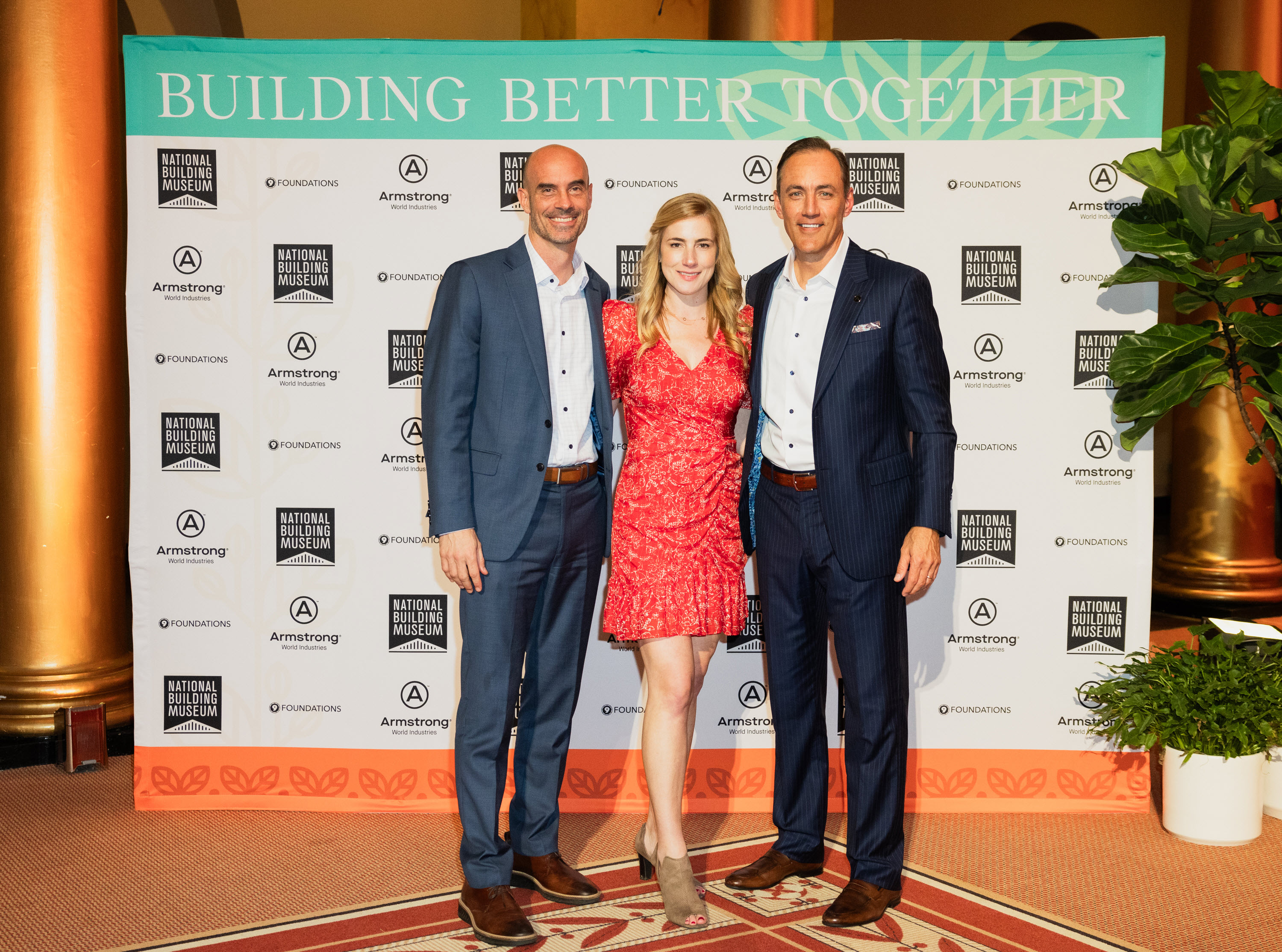 Joseph Allen, Aileen Fuchs and Mark Hershey at the Building Better Together event in Washington, D.C.