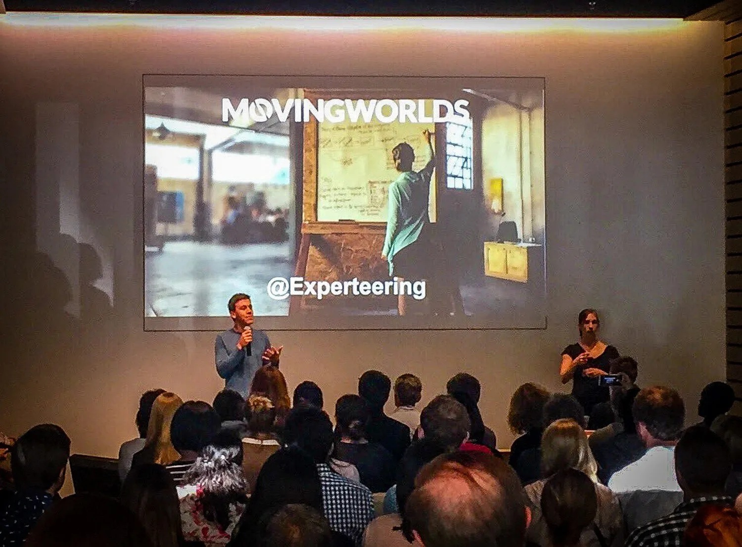 Mark Horoszowski speaking about Experteering at the Gates Foundation