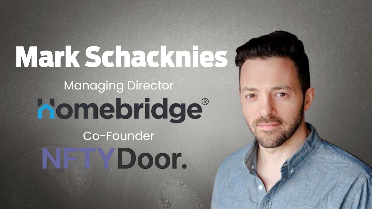 Mark Schacknies pictured for a conversation about NFTYDoor and digital home-equity lending