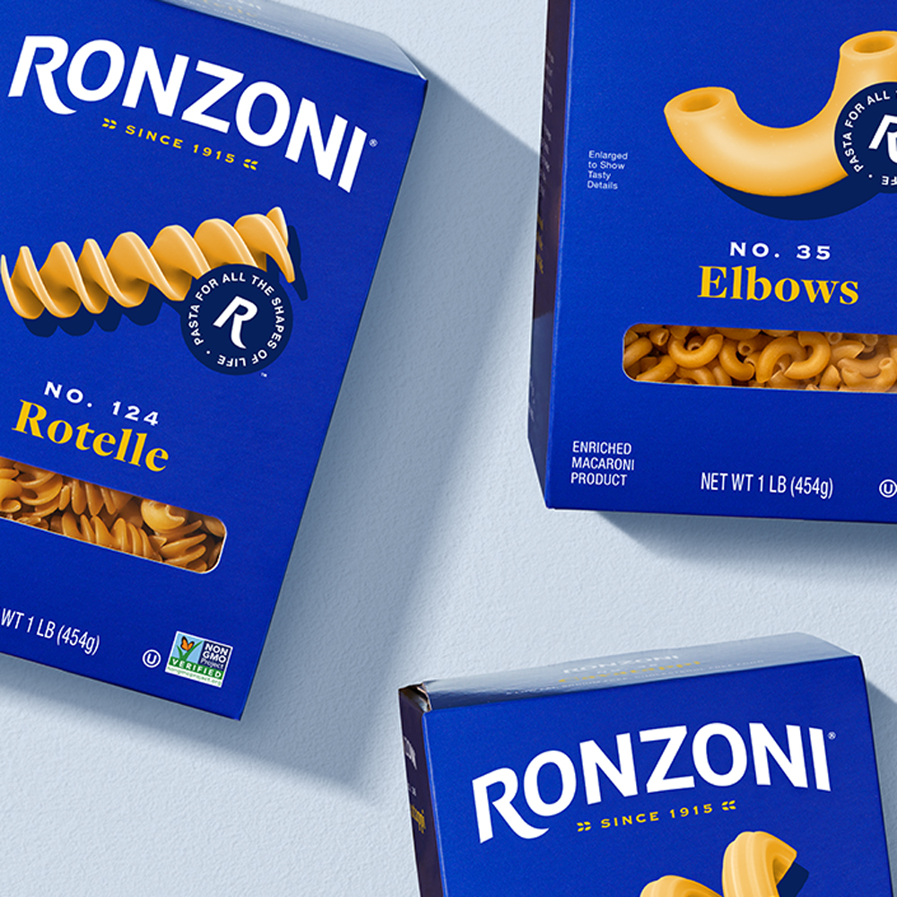 Ronzoni packaging and brand work by MarketPlace