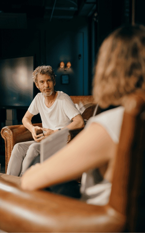 Markus Witte in conversation at a Founders Foundation event