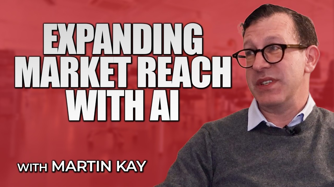 Promotional artwork for Martin Kay’s Uncontested Investing interview, showing Kay in conversation