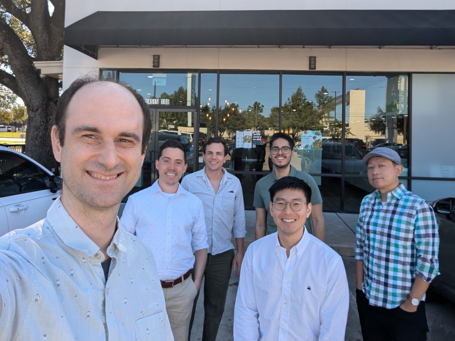 The founding team of Meadow AI, with co-founder and CEO Max Jai Sim