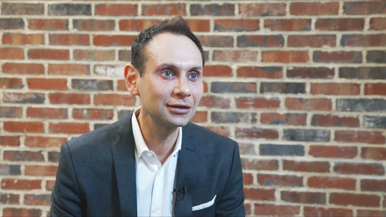 Max Yankelevich speaking in WorkFusion’s RPA Express question-and-answer video