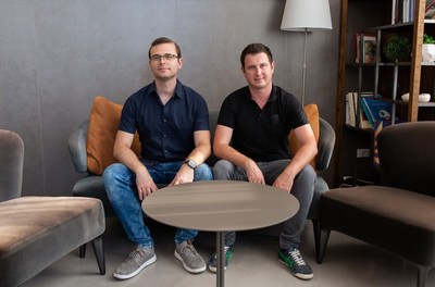 Maxim Melamedov, CEO and Co-Founder of Zesty, with co-founder Alexey Baikov