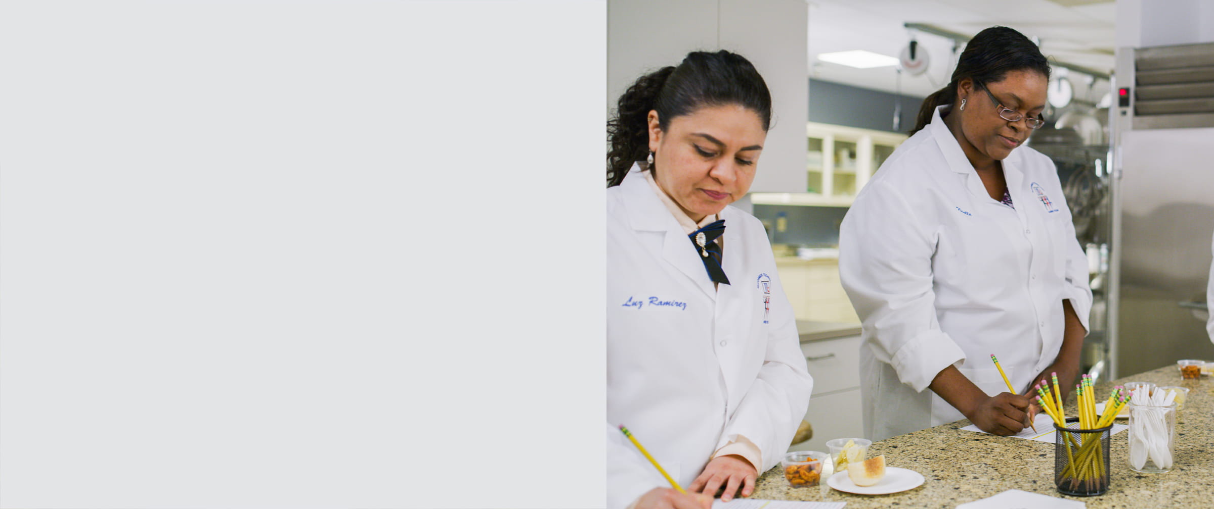 McCormick scientists working together in a food research laboratory