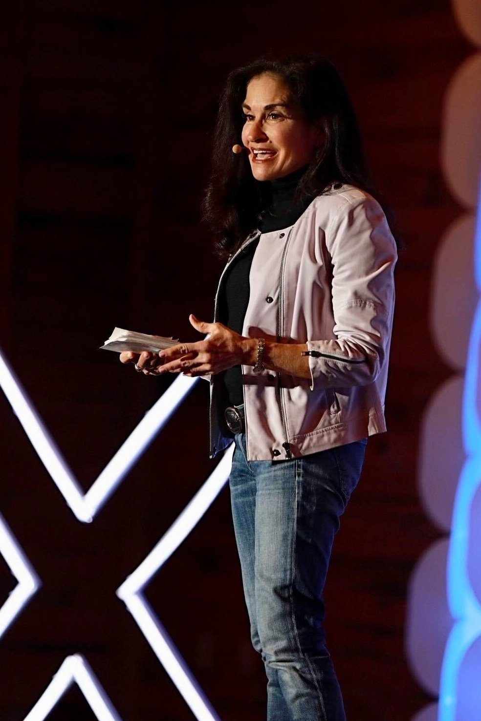 Susan McPherson speaking at an event