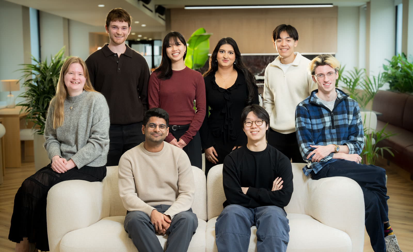 The Medly team gathered in a London office