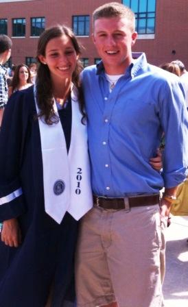 Megan Kratky at her 2010 Staples High School graduation