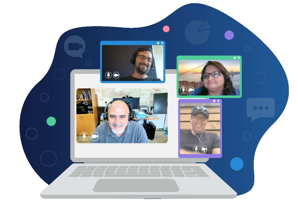 Catchpoint’s 2021 founders interview with Mehdi Daoudi, Dritan Suljoti, J. Scotte Barkan and interviewer Eva Bose Chatterton