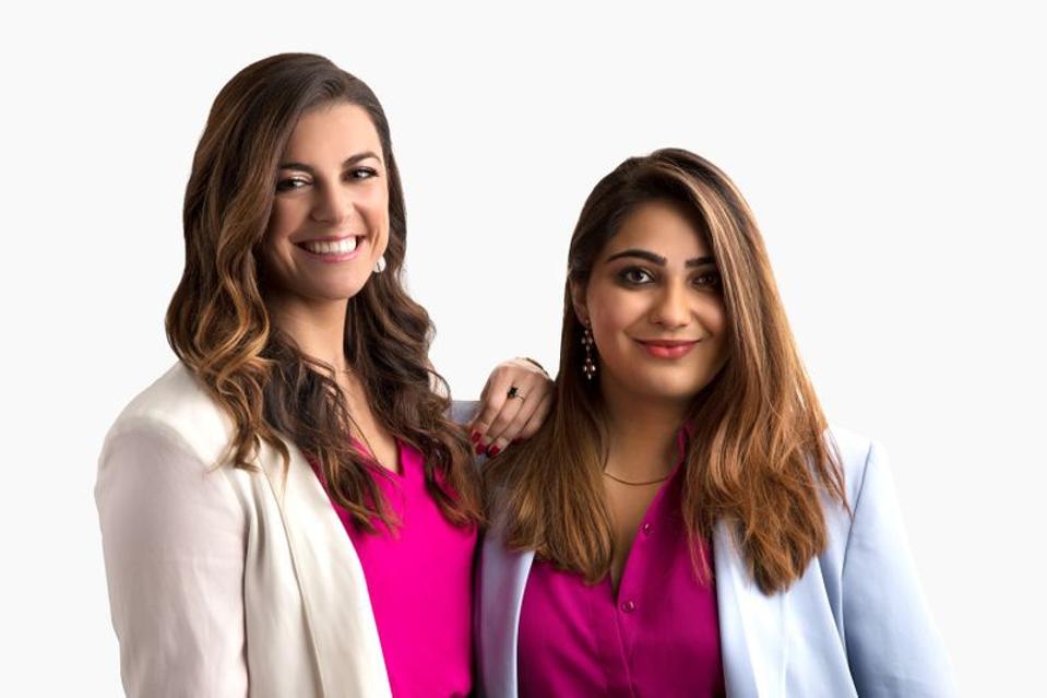 Spekit cofounders Melanie Fellay and Zari Zahra smiling together