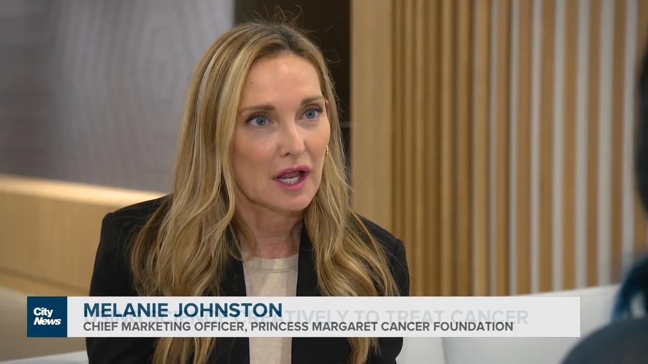 Melanie Johnston speaking in a CityNews interview in 2022