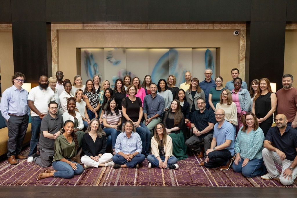 Melissa Johnston with Lemnis colleagues and division leaders gathered for a group photograph in Portland