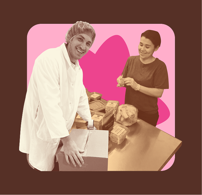 Mezcla founders Coco Sotelo and Griffin Spolansky in a photograph published by the company