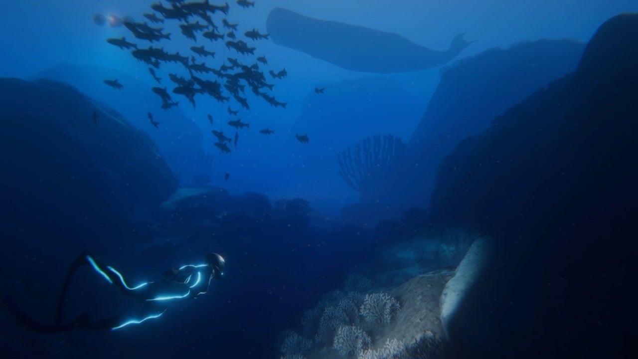 Promotional view of the underwater world in Beyond Blue