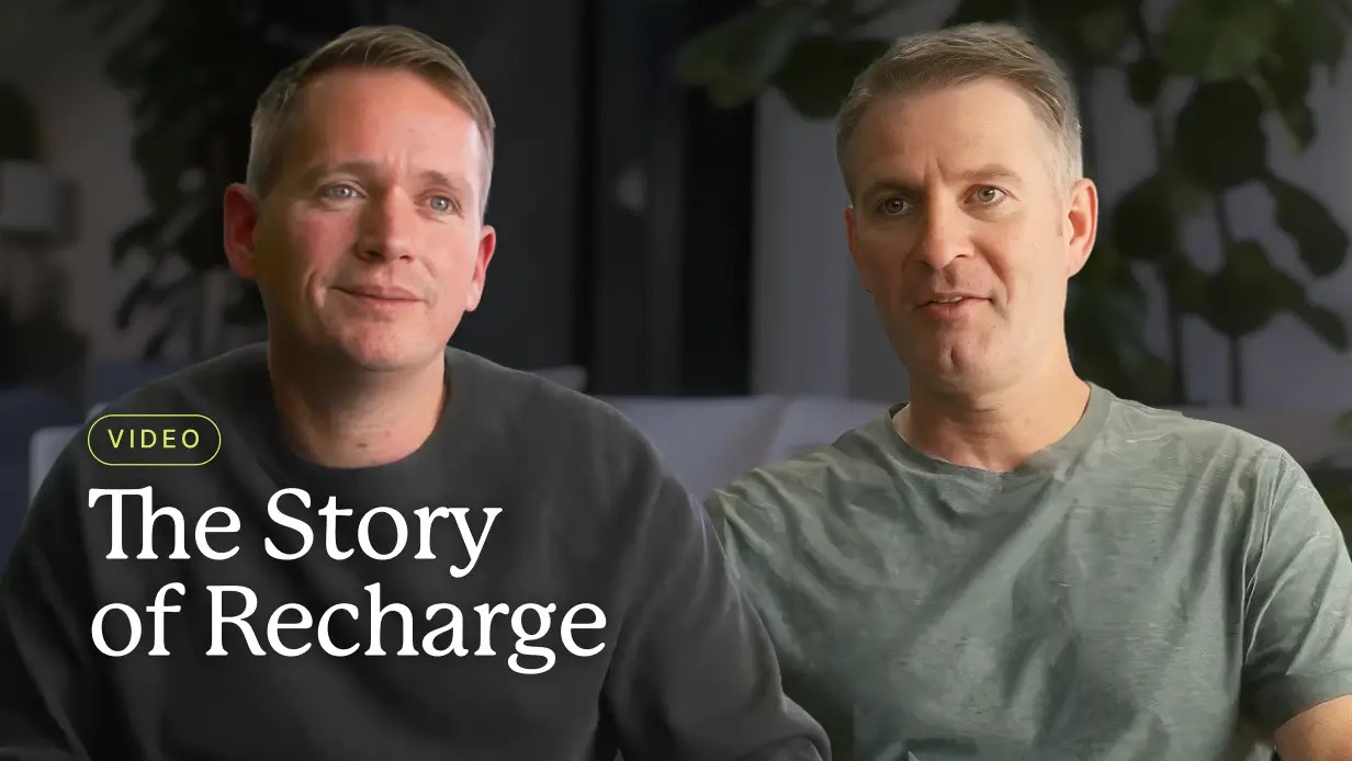 Recharge co-founders Oisin O'Connor and Michael Flynn in conversation