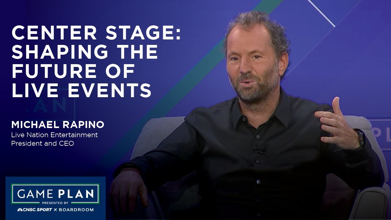 Michael Rapino discussing live events at CNBC’s Game Plan conference