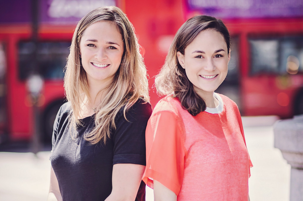 Michelle Songy and Cake co-founder Charlotte Kohlmann together in London