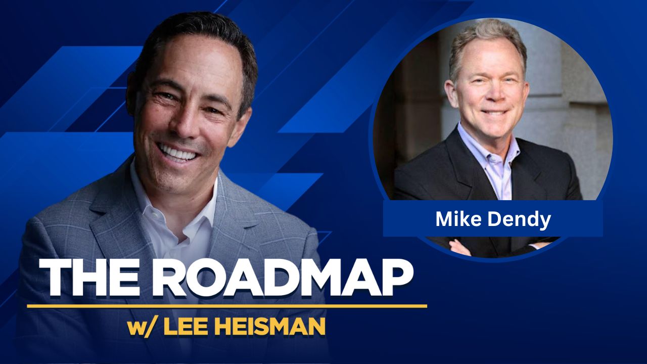 The Roadmap interview artwork showing host Lee Heisman on the left and guest Mike Dendy on the right