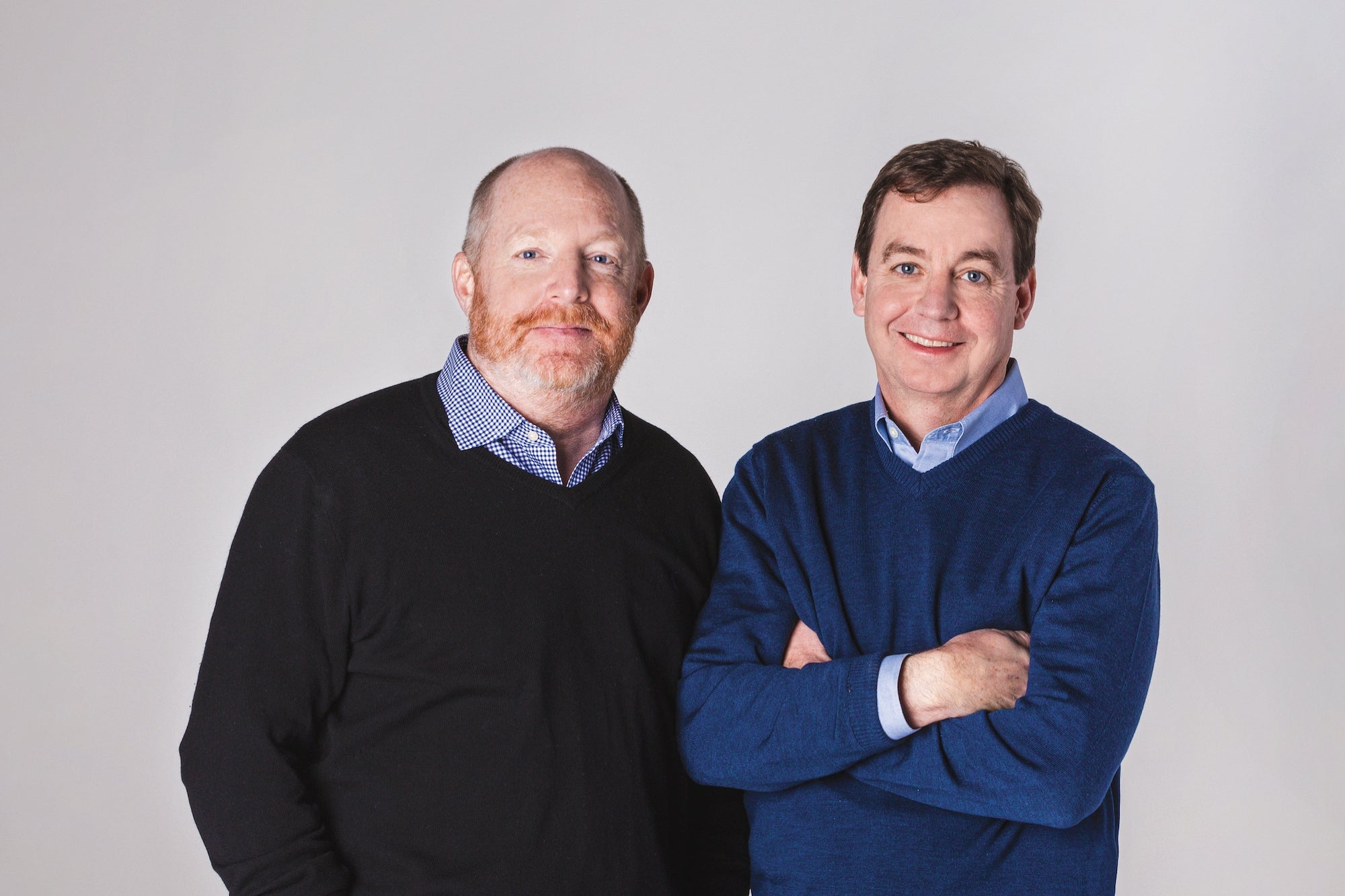 Mike Moylan, left, and his brother and co-founder Brendan Moylan