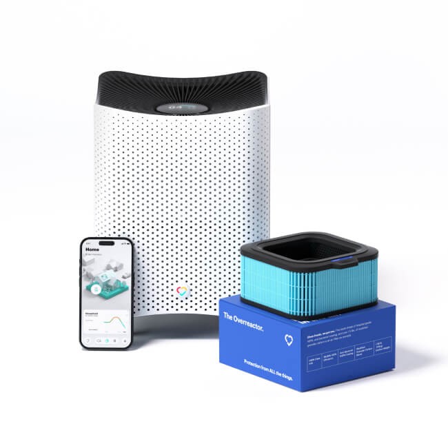Mila purifier, app and replaceable filter