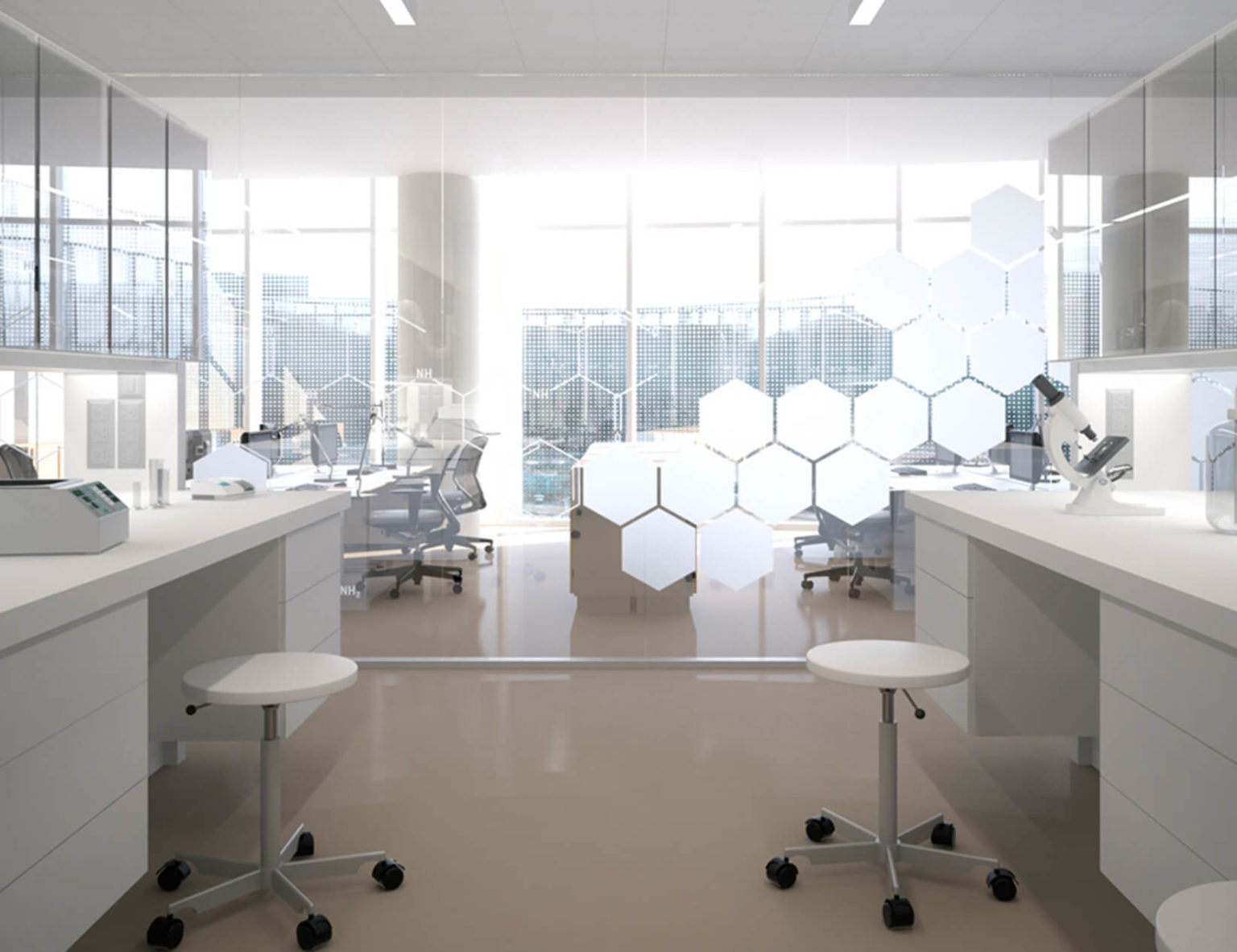 Virtual laboratory concept for Beckman Coulter created with Miller Brooks