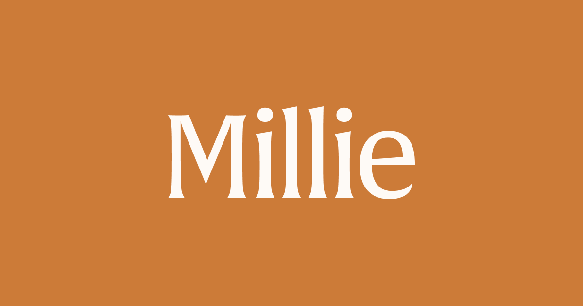 Millie company logo wordmark