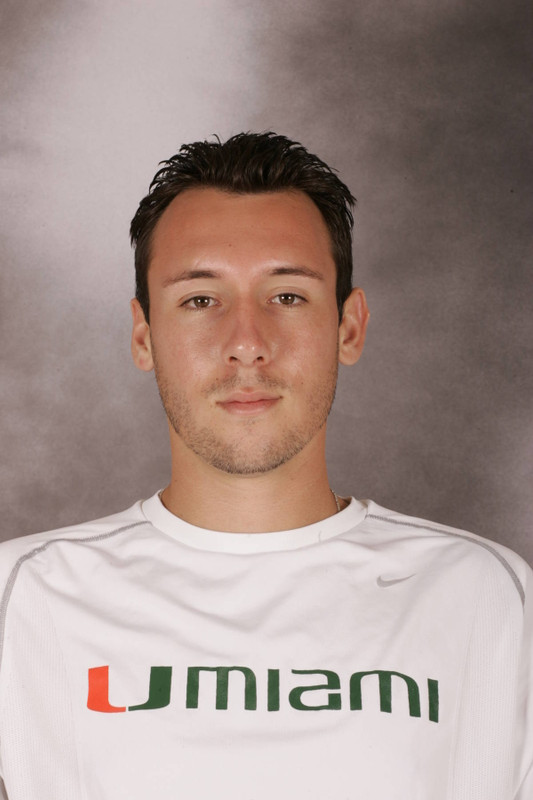 A young Josip Rupena in his University of Miami tennis uniform