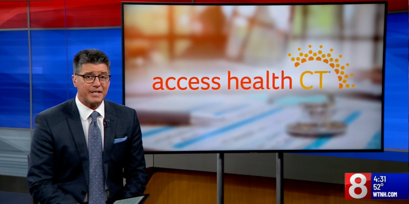Television news coverage of Access Health CT