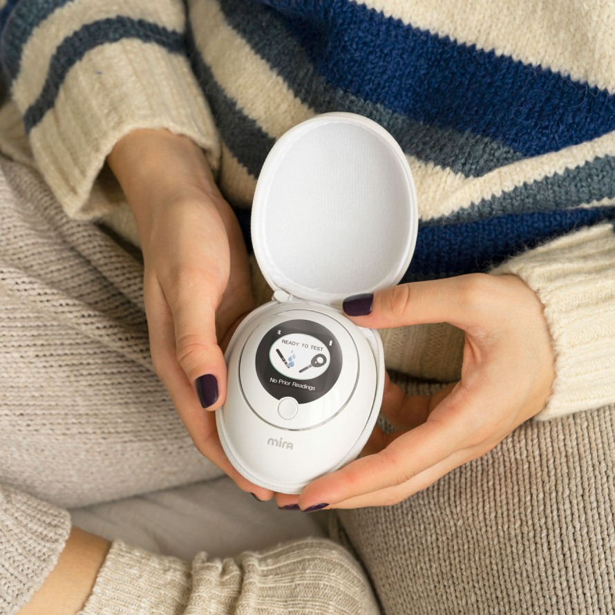 Mira hero image - the Mira hormone monitor and wand
