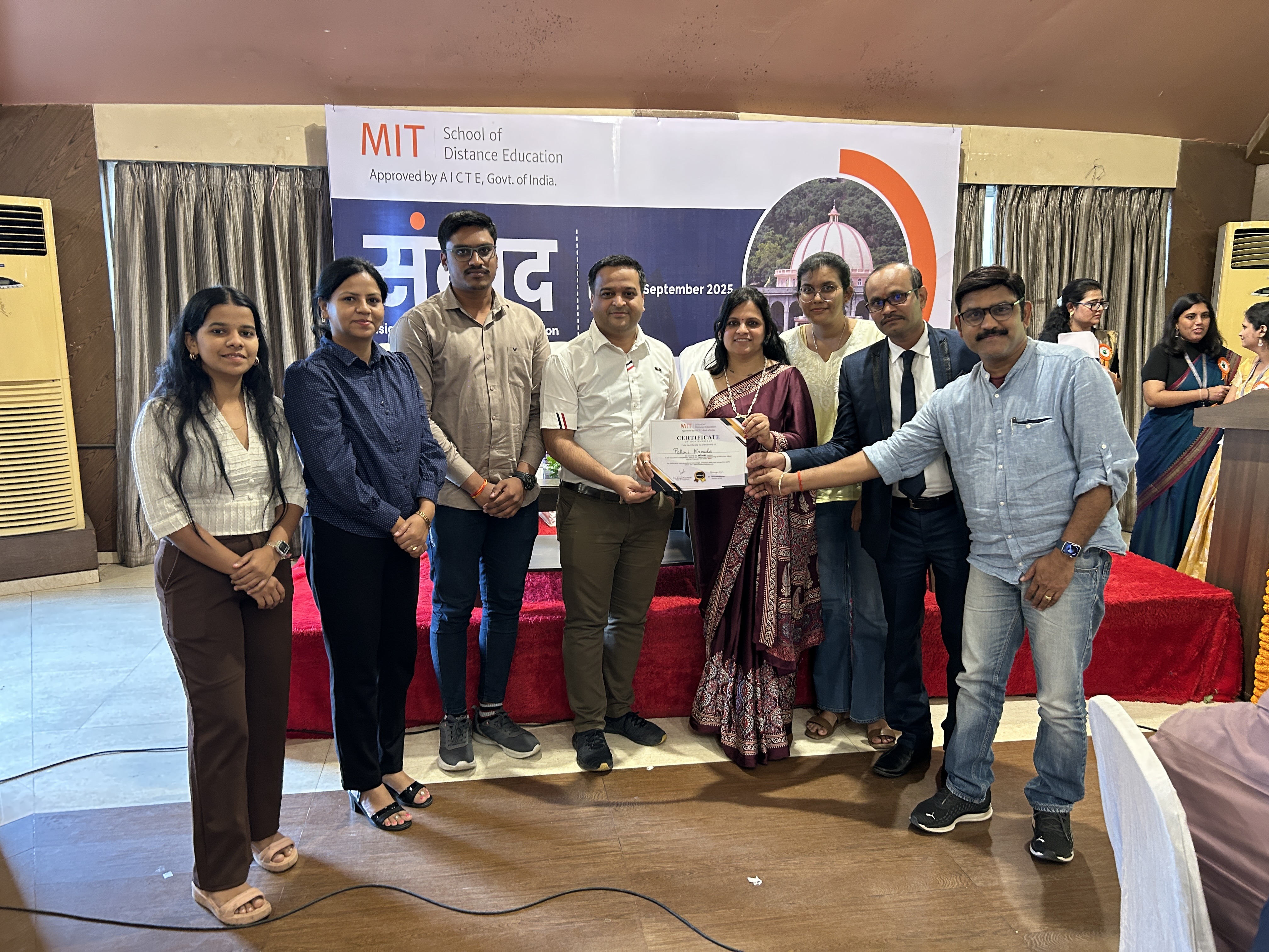 Participants at the MITSDE Samvaad 2025 gathering in Pune
