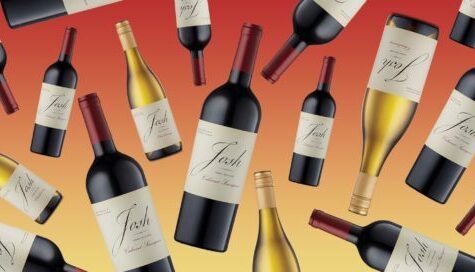 Josh Cellars wine bottles in the image published by Ipsos MMA