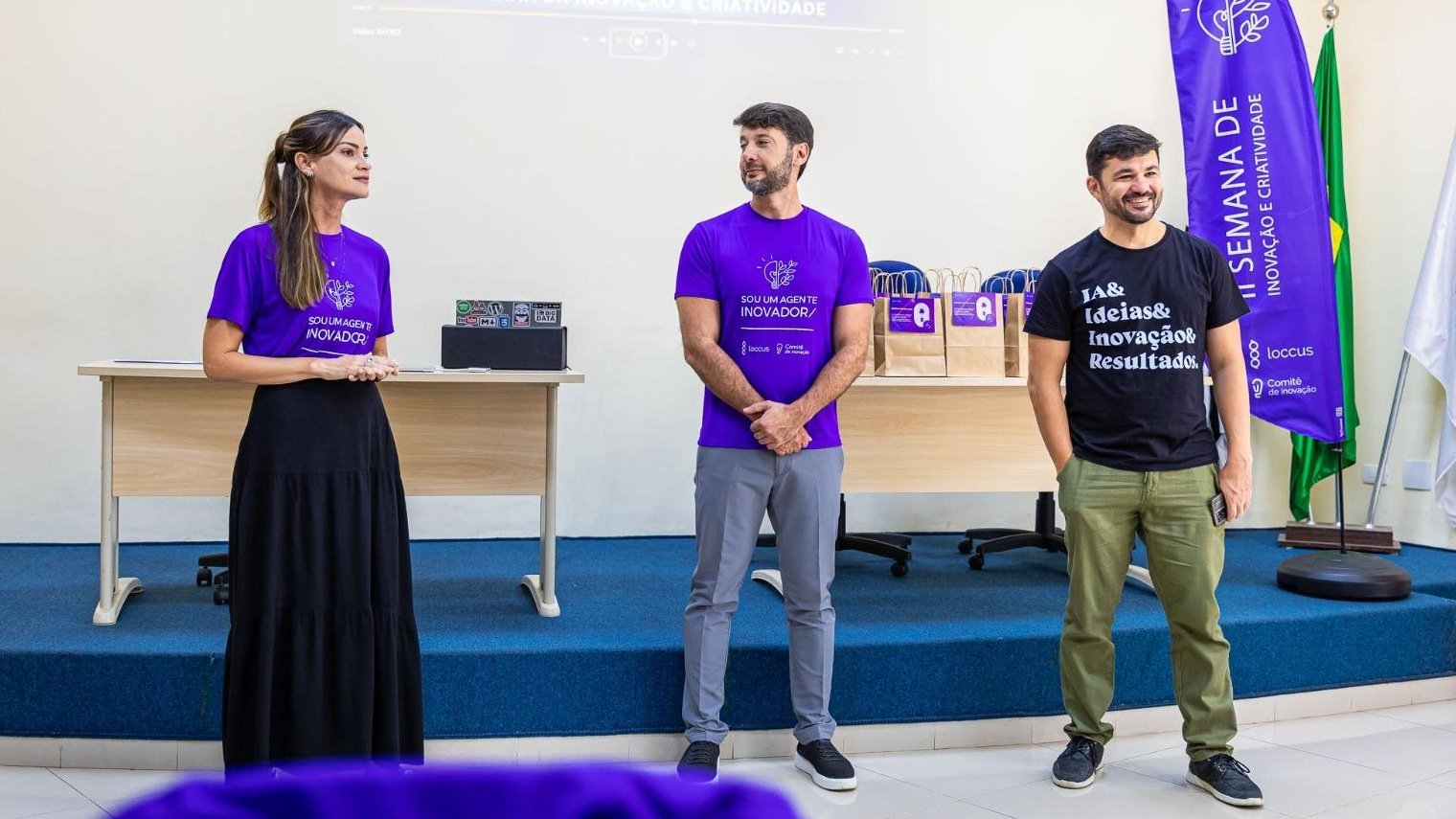 Participants at a Loccus innovation event pictured with the BIOS and NANOS partnership announcement