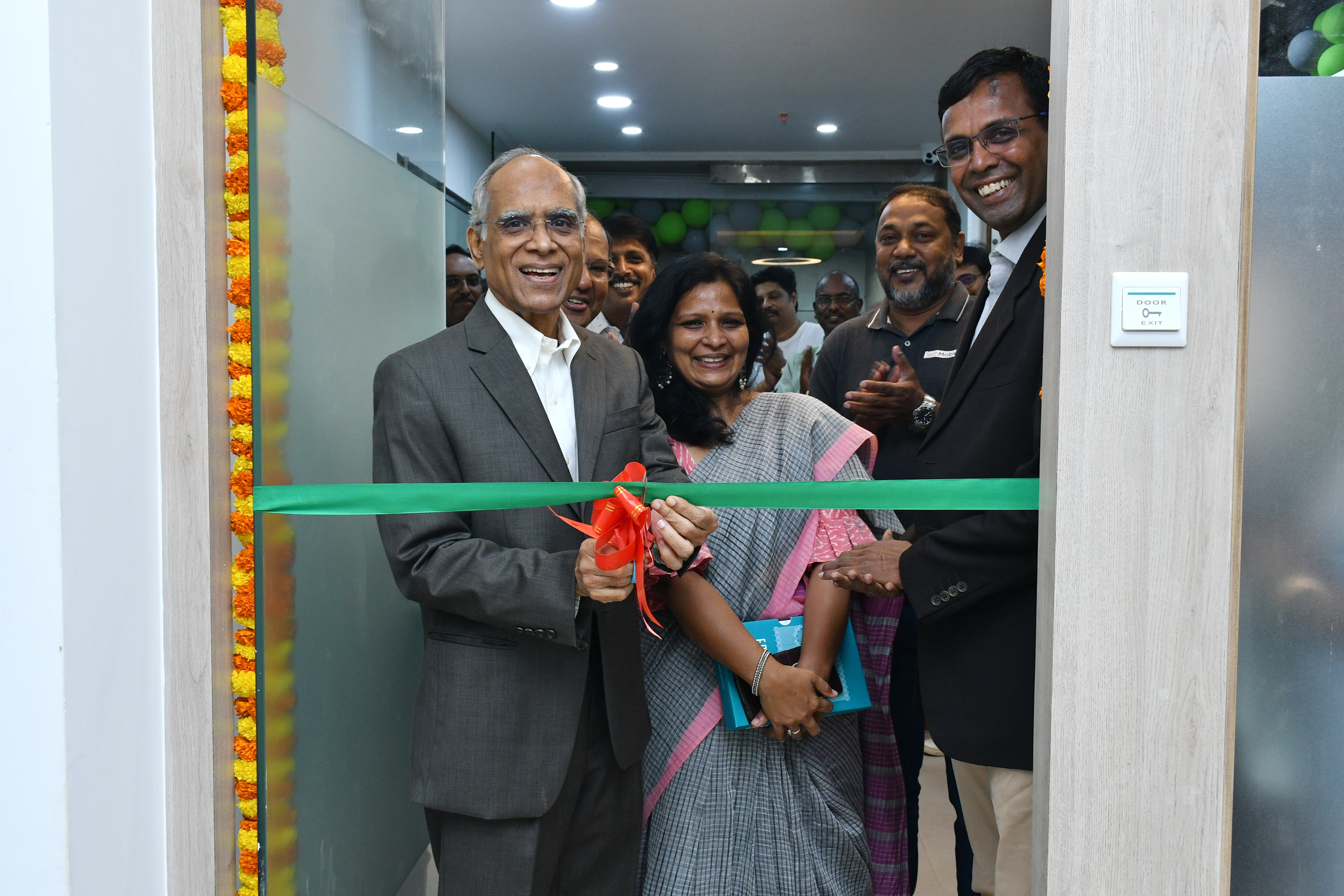 Ribbon-cutting ceremony at Xtract.io’s new Chennai office in September 2024