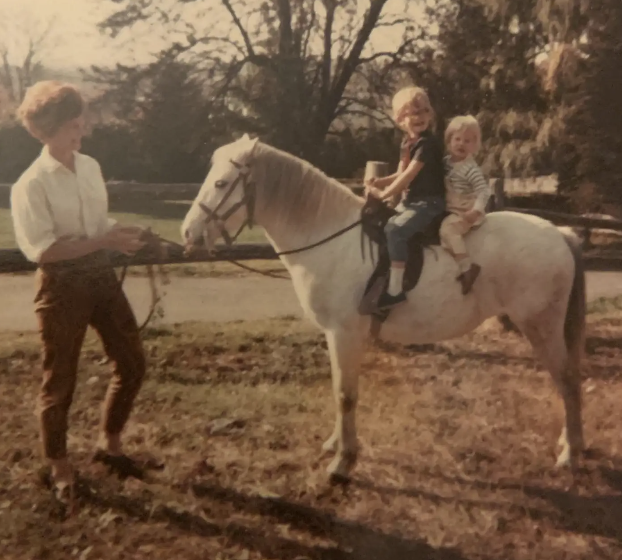 A childhood family photograph published in Melissa Eamer’s account of starting Modern Age